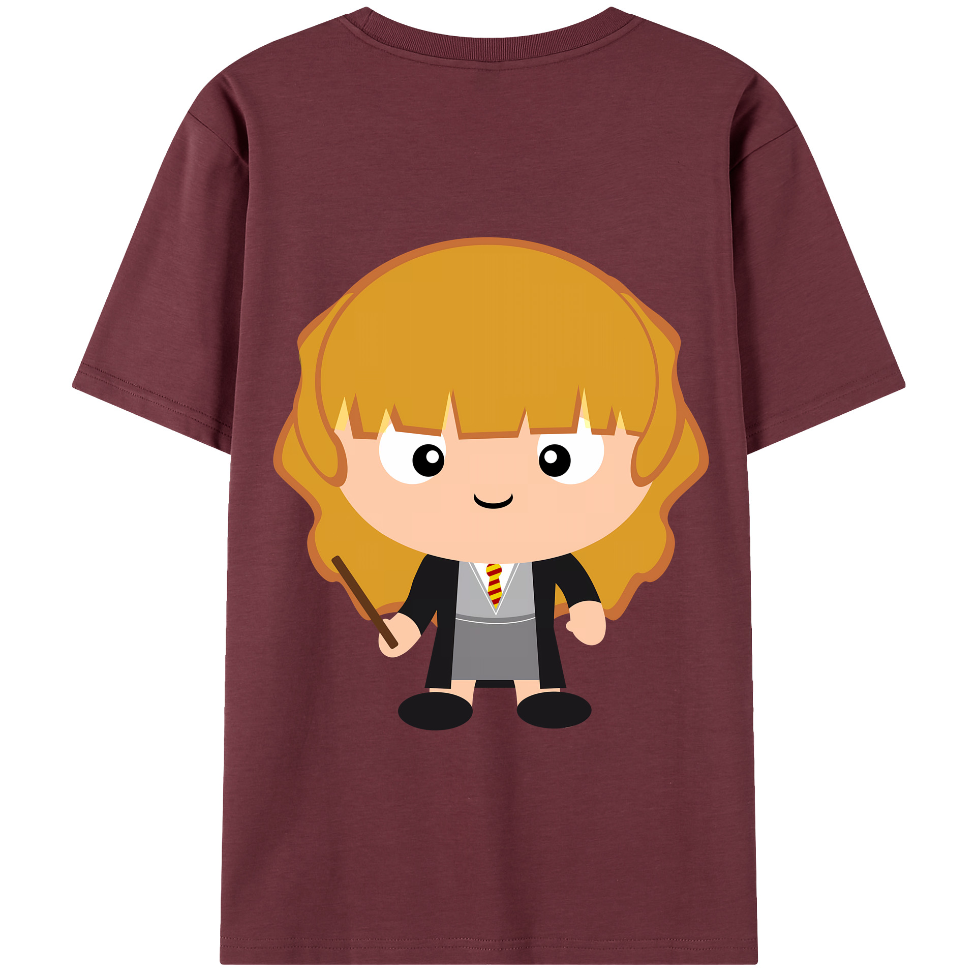 （画像用） Harry Potter ハリー・ポッターシリーズ 綿100％半袖Tシャツ（背面プリント）